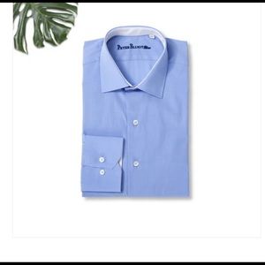 Peter Elliot Blue dress shirt size 20 (US Med)